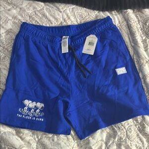 Zumba Fitness Vibrant Blue Men's Athletic Shorts